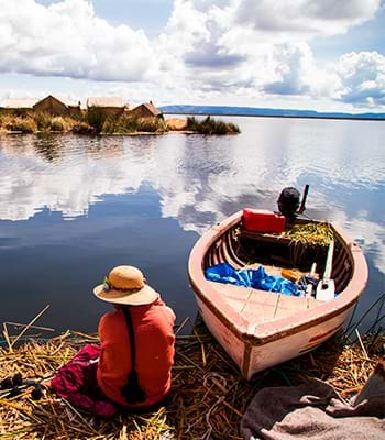 Visit to the Uros Islands on Lake Titicaca